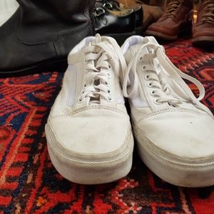 White vans old skool pro